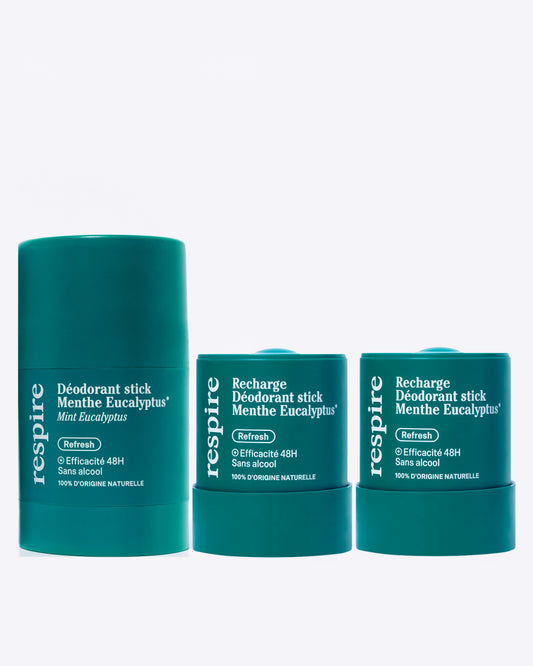 Kit Découverte Déodorant stick Menthe Eucalyptus